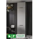 Кухонный пенал Эльза+ сборка ЛДСП/эмаль МДФ 60x55x245 см с доводчиками светло-серый