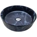 Раковина накладная Ceramalux mnc C1107 34.6см цвет черный