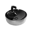 Раковина накладная Ceramalux D1306H020 45x45 цвет черный