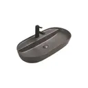 Раковина накладная Ceramalux nc 78325MDH 80см цвет серый