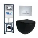 Комплект инсталляция с унитазом Weltwasser 554029 цвет черный