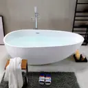 Ванна отдельностоящая Ceruttispa MIMI160 160x75x56мм акриловая со сливом-переливом