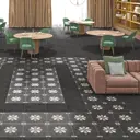 Керамогранит Motto Levels N100069 20x20см цвет черный