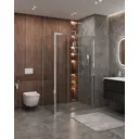 Душевой уголок Cezares MOLVENO-AHF-31-120/90-C-CR-IV прямоугольник 120x90см серебристый блеск профиль эффект стекла прозрачный