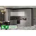 Кухонный гарнитур угловой Эльза+ сборка 275х150Х245 см Safina Grand серый