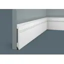 Плинтус Cosca 00-00079136 на стену и потолок полистирол белый 2000x12x12 мм 1 шт