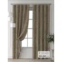Комплект штор Comfy way Форнерс - 690 - 260 см CW709690260-260 на шторной ленте 260x150 см цвет коричневый