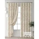 Комплект штор Comfy way Форнерс - 730 - 240 см CW709730240-240 на шторной ленте 240x150 см цвет бежевый