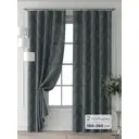 Комплект штор Comfy way Форнерс - 637 - 260 см CW709637260-260 на шторной ленте 260x150 см цвет серый