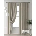 Комплект штор Comfy way Форнерс - 685 - 260 см CW709685260-260 на шторной ленте 260x150 см цвет бежевый