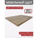 Мебельная панель ЛДСП 175x60x25 мм цвет дуб сонома