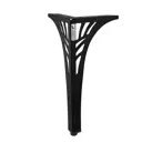 Ножка фигурная для журнального стола Bezgans высота 400 мм черная 12 шт