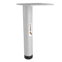 Ножка круглая Bezgans 100x30 мм белая 10 шт