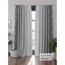 Комплект штор Comfy way Вислен - 240 CW905163240 на шторной ленте 240x150 см цвет белый