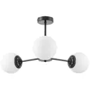 Люстра на штанге Lampit Fino Tp 2003-3 bk 3 лампы 5 м² цвет белый/черный