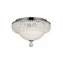 Люстра потолочная светодиодная LUMINA DECO DDC 821-30A Ortaggio 10 м² нейтральный белый свет цвет хром