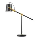 Настольная лампа Lumina deco Fela Ldt 7733-1 bk+md цвет черный