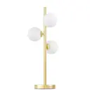 Настольная лампа Lumina deco Marsiada Ldt 6033-3 gd цвет жёлтый/золотой