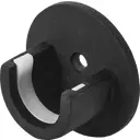 Держатель для штанги торцевой металл цвет черный 2.5 см 2 шт.