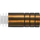 Наконечник Цилиндр металл цвет античная медь 6 см 2 шт.