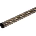 Штанга витая 200 см металл цвет золото антик