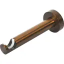 Держатель для однорядной штанги металл цвет античная медь 14.5 см