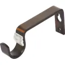 Держатель для однорядной штанги металл цвет античная медь 9.7 см