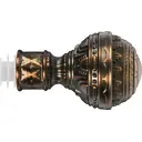 Наконечник Ампир металл цвет античная медь 8 см 2 шт.