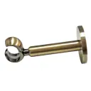 Держатель для однорядной штанги металл цвет золото антик 13 см