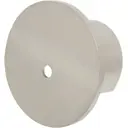 Держатель для штанги торцевой металл цвет хром 2.5 см 2 шт.