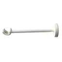 Держатель для однорядной штанги металл цвет белый 19.5 см