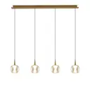 Люстра подвесная светодиодная Mantra Andromeda 9214 7 м² теплый белый свет цвет золотой/бронзовый