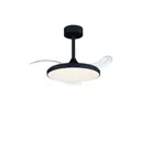 Люстра-вентилятор светодиодная Mantra 9056 с пультом 16 м² освещение от 13 до 20 м² вентиляция регулируемый белый свет цвет черный