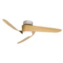 Люстра-вентилятор светодиодная Mantra 8713 с пультом 13 м² освещение от 13 до 20 м² вентиляция регулируемый белый свет цвет бежевый