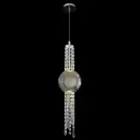 Светильник подвесной светодиодный Crystal lux Navajo sp3w led chrome 5 м² нейтральный белый свет цвет хром