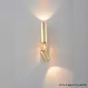 Настенный светильник светодиодный Crystal lux Vento AP15W LED GOLD нейтральный белый свет цвет жёлтый/золотой