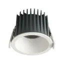 Светильник точечный встраиваемый светодиодный влагозащищенный Crystal lux Clt 008c83 wh 4000k под отверстие 75 мм 12 Вт нейтральный белый свет цвет белый
