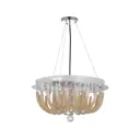 Люстра подвесная светодиодная Lumina deco LMD_LDC_9798-450 Tristar 12 м² регулируемый белый свет цвет бежевый