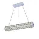 Люстра подвесная светодиодная Lumina deco Astila Lmd_ddp_630-800 19 м² нейтральный белый свет цвет хром