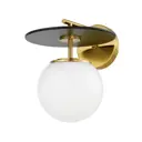 Настенный светильник Lumina deco Dalton Lmd_ldw_7014-1_md_bk цвет белый/бронза