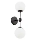 Настенный светильник Lumina deco Zodiak Lmd_ldw_6001-2_bk_wt цвет белый/черный