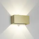 Светильник уличный настенный светодиодный Mantra Davos Mn_9227 24 Вт IP54 цвет жёлтый/золотой