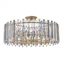 Люстра потолочная Arte milano Sorrento-5209 375209/8/80/580 gd 8 ламп 16 м² цвет золото