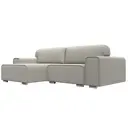 Диван угловой Лига-029 левый угол Лига диванов 121930L 263x88x155 см рогожка цвет амур 02 бежевый