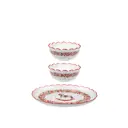 Новогодний набор для сервтровка Myatashop Christmas Traditions блюдо 32см и салатники 16см