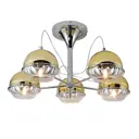Люстра потолочная Lumina deco Veroni Ldc 1029-5 gd 5 ламп 7 м² цвет золотой