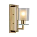 Настенный светильник Lumina deco Manhattan Ldw 8012-1w f.gd цвет прозрачный/золотой