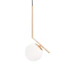 Светильник подвесной Lumina deco Sorento Ldp 1215-150 wt+gd 1 лампа 3 м² цвет белый/золотой