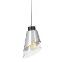 Светильник подвесной Lumina deco Fabro Ldp 7013-1 chr+pr 1 лампа 2 м² цвет хром/белый