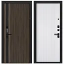 Входная дверь Foreman Good 4 правый 205x86см цвет орех гварнери/velluto bianco